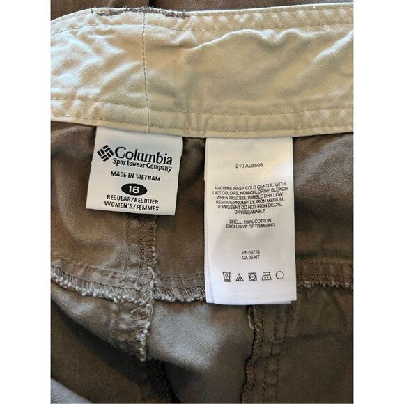 Columbia- Women’s Straight Leg Pants - Size 16- Brown - Picture 3 of 5